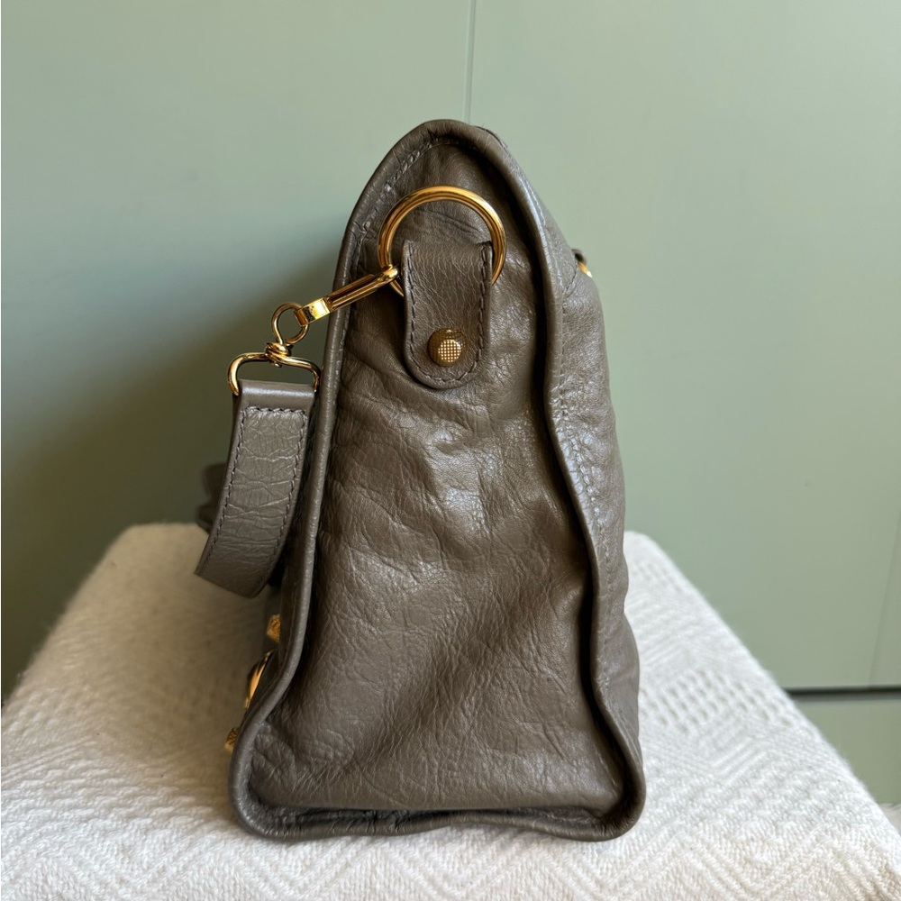Balenciaga Giant 12 City Bag, Beige Liege Lambskin w/ Gold Hardware, EUC - Picture 7 of 16